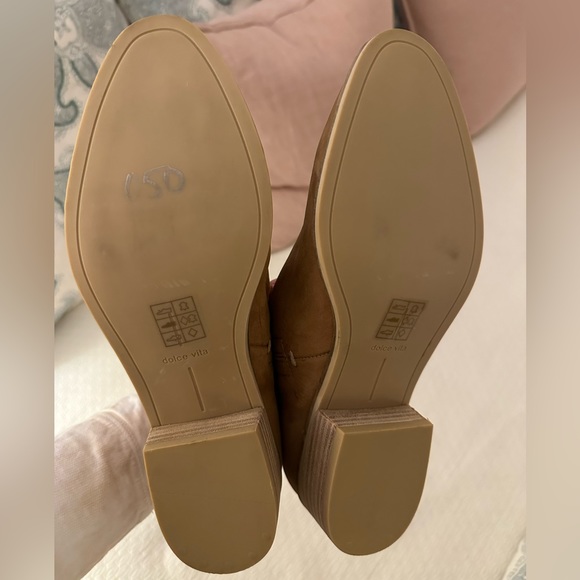 Women’s Dolce Vita Brown Leather Booties, Size 10 - Picture 5 of 6